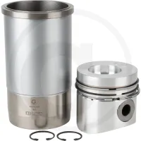 Piston set complete Steyr  8055, 8060, 8065, 8070, 8075, 8080, 8100, 8120, 8130  Engine s: WD 311, WD 411, WD 611, WD 412.42 Supplied without O-ring