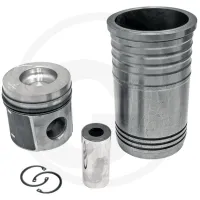 Piston set complete Valtra - Valmet  8050HI, 8150HI  Engine : 620DSRE Supplied without O-ring 3 rings, Ø 108 mm  gudgeon pin Ø 40 mm  combustion