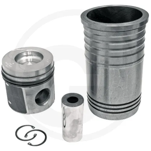 Piston set complete Valtra - Valmet  8050HI, 8150HI  Engine : 620DSRE Supplied without O-ring 3 rings, Ø 108 mm  gudgeon pin Ø 40 mm  combustion