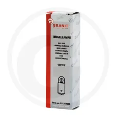 GRANIT 47724V2WK9 — Żarówka kulista T2W 24 V / 2 W Żarówki / oprawy