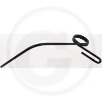 Palec zagarniający siewnika Palec zagarniający siewnika tylny  długość = 285 mm  szerokość = 85 mm  średnica drutu = 8,5 mm  średnica wewnętrzna szpul