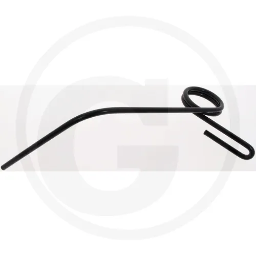Palec zagarniający siewnika Palec zagarniający siewnika tylny  długość = 285 mm  szerokość = 85 mm  średnica drutu = 8,5 mm  średnica wewnętrzna szpul