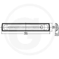 Lampa kabiny LED Lampy kabiny