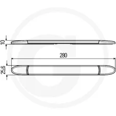 HELLA 4552JA 343606011 — Lampa kabiny Lampy kabiny