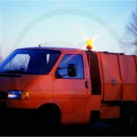 Lampa ostrzegawcza H1 halogen | mocowanie na króciec rurowy Lampy obrotowe / błyskowe