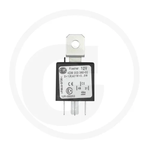 Przerywacz kierunkowskazu / elektroniczn 12 V, 4 przyłącza Listy zastosowań