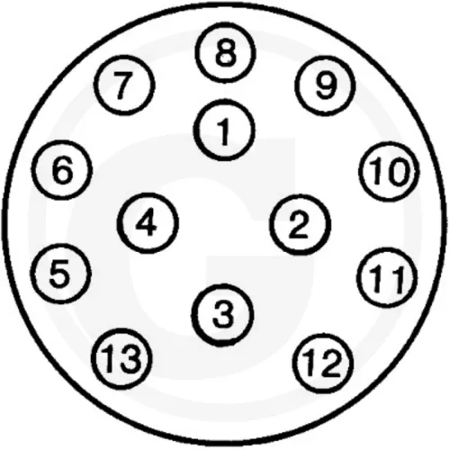 Gniazdo Wtyczki / gniazda, 13-pinowe