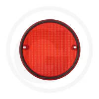 Klosz lampy ze śrubami, czerwony Lampy tylne