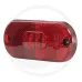 Lampa obrysowa z odblaskiem, owalna LED Lampy tylne