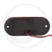 Lampa obrysowa z odblaskiem, owalna LED Lampy tylne