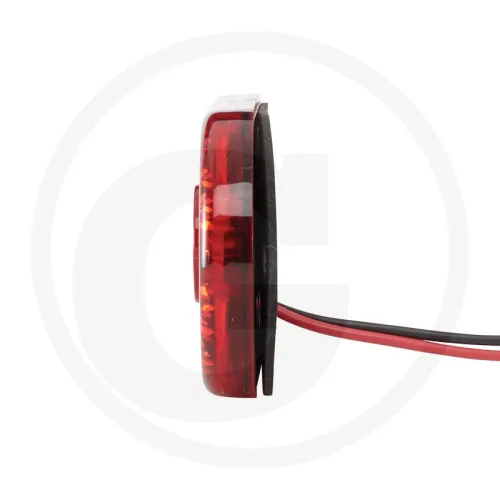 Lampa obrysowa z odblaskiem, owalna LED Lampy tylne