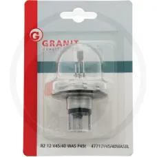GRANIT 47712V45/40WASBL — Żarówka kulista R2 12 V / 45/40 W, opakowanie typu blister Żarówki / oprawy
