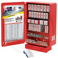 Szafa z żarówkami w zestawie tester i 280 żarówek; 12 V Żarówki / oprawy