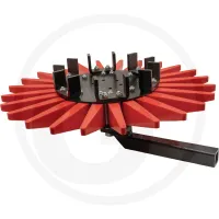 Element rozdrabniający MAXI Części gwiazdy pielnika wersja maxi, Ø 700 mm Ramię ustalające i regulowany uchwyt 50 x 50 mm, ze ścianką 8 mm