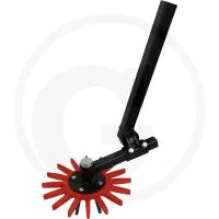 Element gwiazdy pielnika Części gwiazdy pielnika wersja maxi, Ø 370 mm wersja czerwona, twarda, z regulowanym trzonkiem 50 x 50 mm