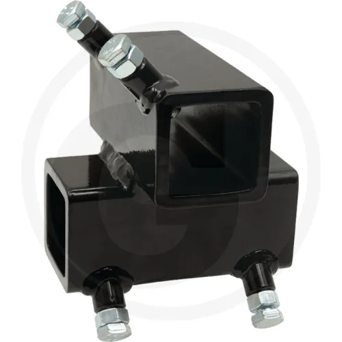 Łącznik narożny Łączniki narożne maxi, do rur 50 x 50 / 50 x 50 mm  w zestawie: rura 70 x 70/70 x 70 mm ze ścianką 8 mm