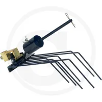 Brona rzędowa 7 zębów Lemiesze i akcesoria Włóka rzędowa do trzonka 10 x 30 mm Szerokość robocza 130 - 300 mm