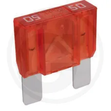 GRANIT 50750295545066 — Bezpiecznik wtykowy płaski, Maxi 32 V maks. / 50 A | czerwone | opak. 1 Elementy...