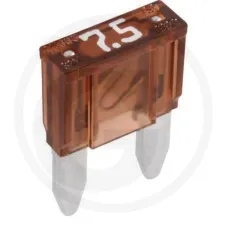 GRANIT 50750295576066 — Bezpiecznik płaski Mini 32 V maks. / 7,5 A | brązowe| opak. 1 Elementy montażowe
