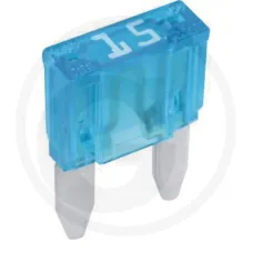 GRANIT 50750295578066 — Bezpiecznik płaski Mini 32 V maks. / 15 A | niebieskie | opak. 1 Elementy montaż...