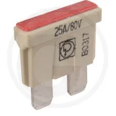GRANIT 50750295856 — Bezpieczniki płaskie, standardowe 80 V maks. / 25 A | naturalne | opak. 1 Elemen...