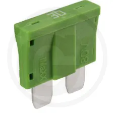 GRANIT 50750295857 — Bezpieczniki płaskie, standardowe 80 V maks. / 30 A | zielone | opak. 1 Elementy...