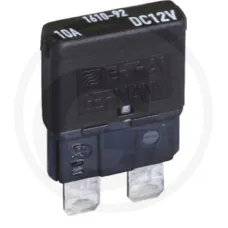 GRANIT 50750295956 — Bezpiecznik samoczynny, standard 12 V maks. / 10 A | czarny | samoczynne resetow...