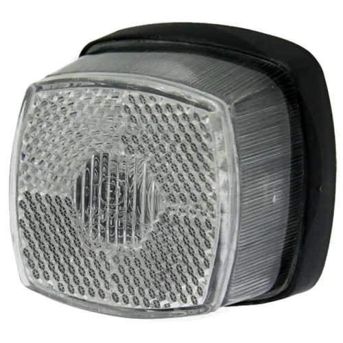 Lampa, biała kolor biały, 12 V, z odblaskiem Aspöck Lampy pozycyjne • światła obrysowe