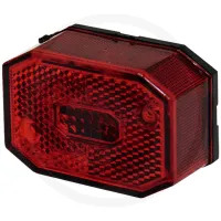 Lampa, czerwona czerwona, bez kabla Aspöck Lampy pozycyjne • światła obrysowe