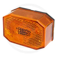 Lampa, żółta żółty, bez kabla Aspöck Lampy obrysowe boczne