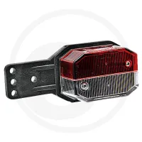 Lampa kolor czerwono-biały, prosty gumowy uchwyt, bez kabla Listy zastosowań
