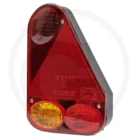 Lampa tylna EARPOINT III 12 V prawa z 5-pinowym złączem bagnetowym i światło RF Aspöck Oświetlenie tylne
