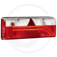 Lampa tylna Europoint III, prawa prawa, z 7-pinowym złączem ASS2, światło postojowe LED (Light Guide), SML, odblask trójkątny Aspöck Oświetlenie tylne