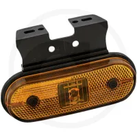 Lampa boczne światło obrysowe 24 V, Unipoint I LED żółty, 500 mm, złącze P&R, 2-pinowe złącze wtykowe z tyłu Aspöck Lampy obrysowe boczne