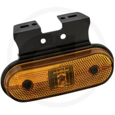 ASPÖCK 504312064017 — Lampa boczne światło obrysowe 24 V, Unipoint I LED żółty, 500 mm, złącze P&R, 2-...