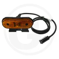 Lampa boczne światło obrysowe 24 V, Unipoint I LED żółty, 1500 mm, złącze P&R, 2-pinowe złącze wtykowe z tyłu Aspöck Lampy obrysowe boczne