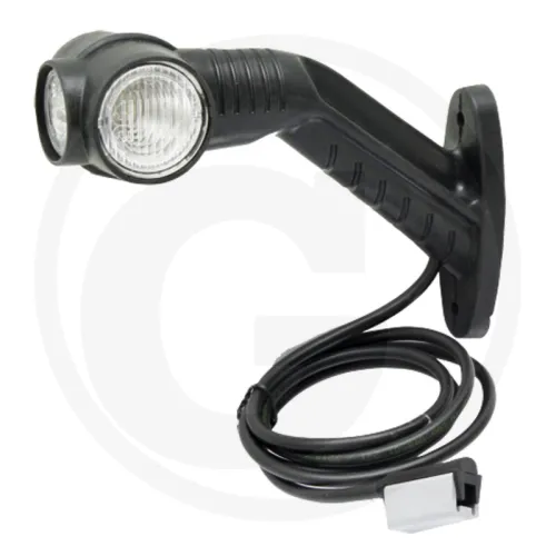 Lampa Superpoint III LED; lewa, kolor czerwony/biały/żółty Aspöck Lampy obrysowe