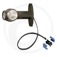 Lampa Superpoint III LED; lewa i prawa, kolor czerwony/biały Aspöck Lampy obrysowe