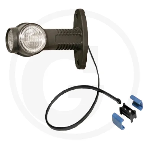 Lampa Superpoint III LED; lewa i prawa, kolor czerwony/biały Aspöck Lampy obrysowe