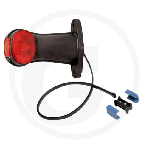 Lampa Superpoint II - wersja krótka; lewa i prawa <br> czerwony/ biały/żółty Aspöck Lampy obrysowe
