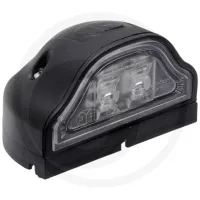 Lampa oświetlenia tablicy rejestracyjnej z kablem 500 mm i złączem P&R, 24 V Aspöck Oświetlenie tylne
