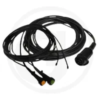 Kabel Zestaw kablowy 12 V z 13-pinową wtyczka, długość 8 m, 8-pinowe złącze bagnetowe i dwa kable DC 200 mm Lampy tylne