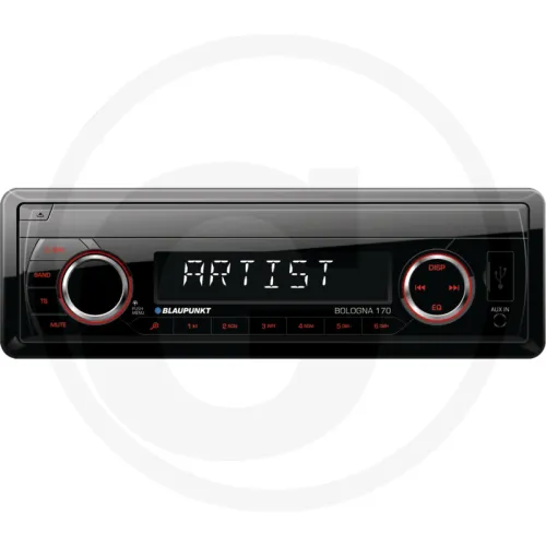Radio Bologna 170 Zajmuje mniej miejsca, ponieważ ma mniejszą głębokość montażową (brak napędu CD)! Radia