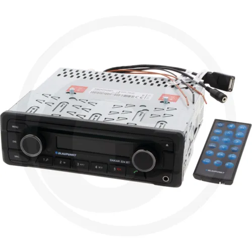 Radio DAKAR 224 BT Heavy Duty Line, 24 V, Bluetooth, CD+, USB, AUX-IN/MIC Radia