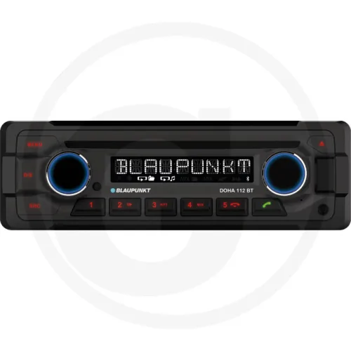Radio DOHA 112 BT Heavy Duty Line, 12 V, Bluetooth, CD+, USB, AUX-IN/MIC Radia