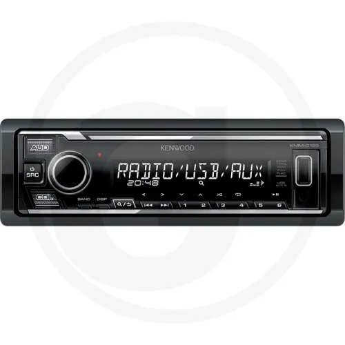 Radio KMM-D125 zmniejszona głębokość montażowa, USB, AUX-IN, przednie wejście RDS Radia