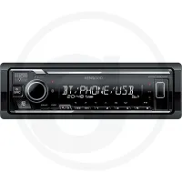Radio KMM-D305BT zmniejszona głębokość montażowa, Bluetooth, USB, przednie wejście AUX-IN Radia