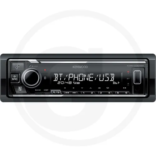 Radio KMM-D305BT zmniejszona głębokość montażowa, Bluetooth, USB, przednie wejście AUX-IN Radia