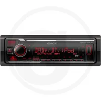 Radio KMM-D505DAB zmniejszona głębokość montażowa, DAB +, Bluetooth, USB, przednie wejście AUX-IN Radia