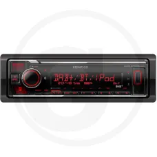 KENWOOD 5060010661 — Radio KMM-D505DAB zmniejszona głębokość montażowa, DAB +, Bluetooth, USB, przedn...
